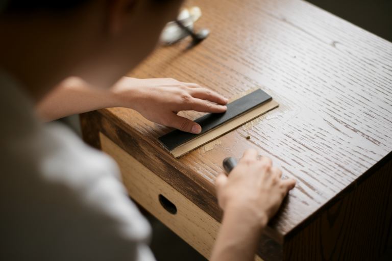 personne-grattoir-meuble-bois