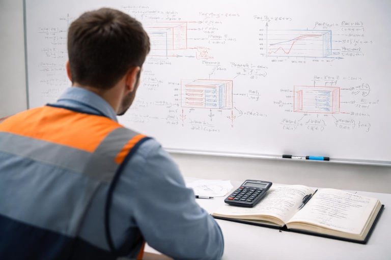 ingenieur-tableau-blanc-schema-calculatrice